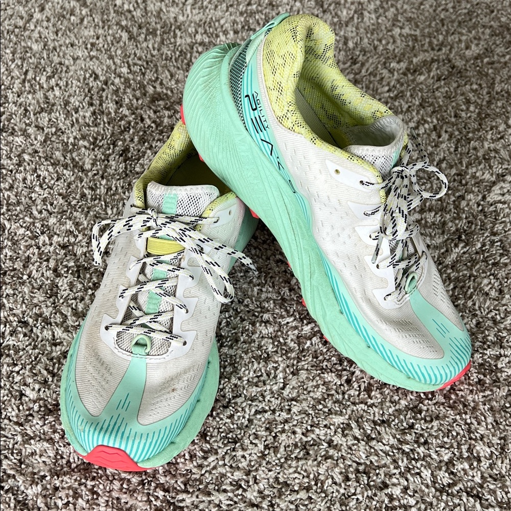 Merrell Women's Agility Peak 5 Sneakers Shoes in White/Celadon - Picture 2 of 10